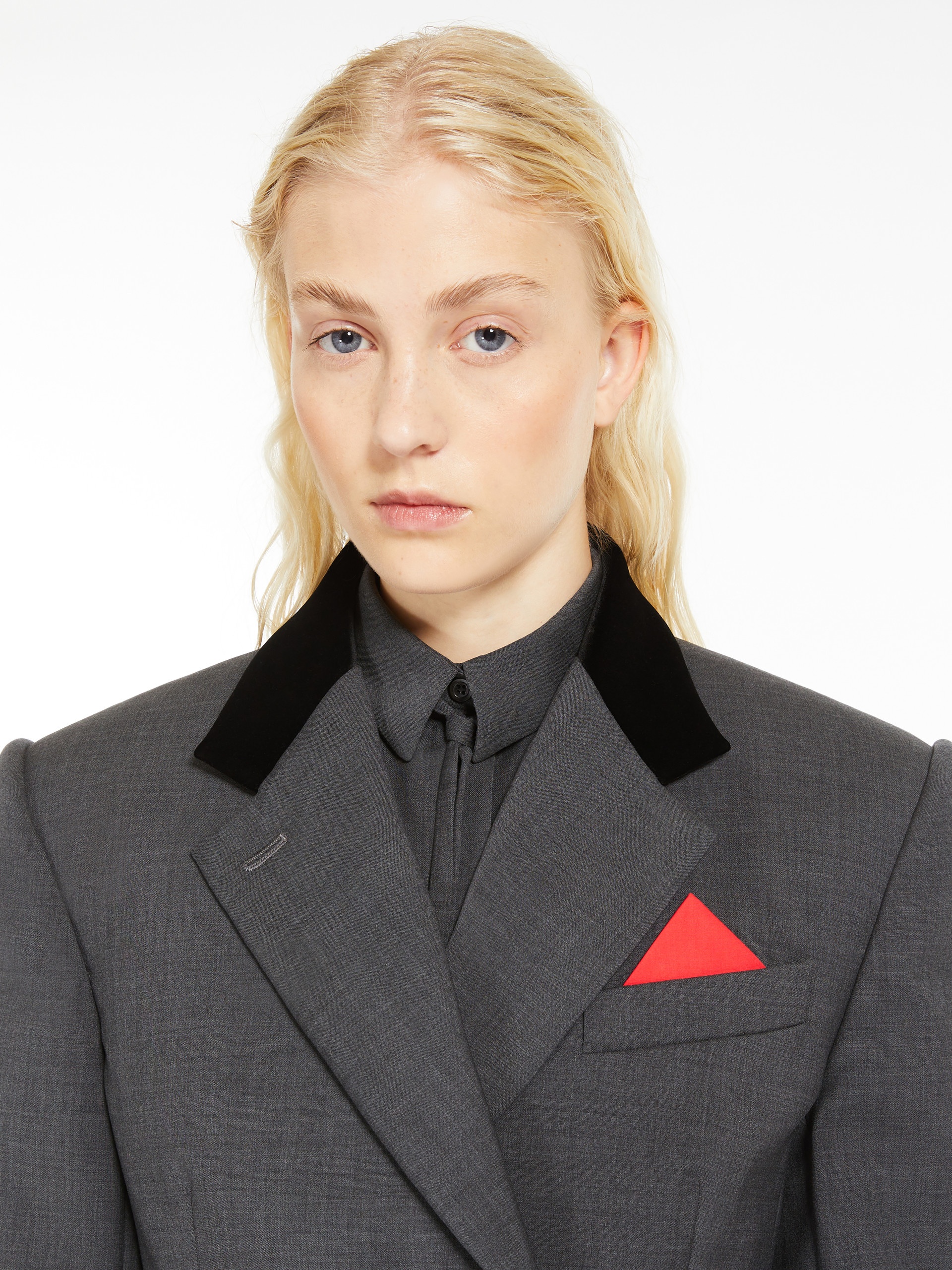 BINO Stretch wool tailored blazer - 5
