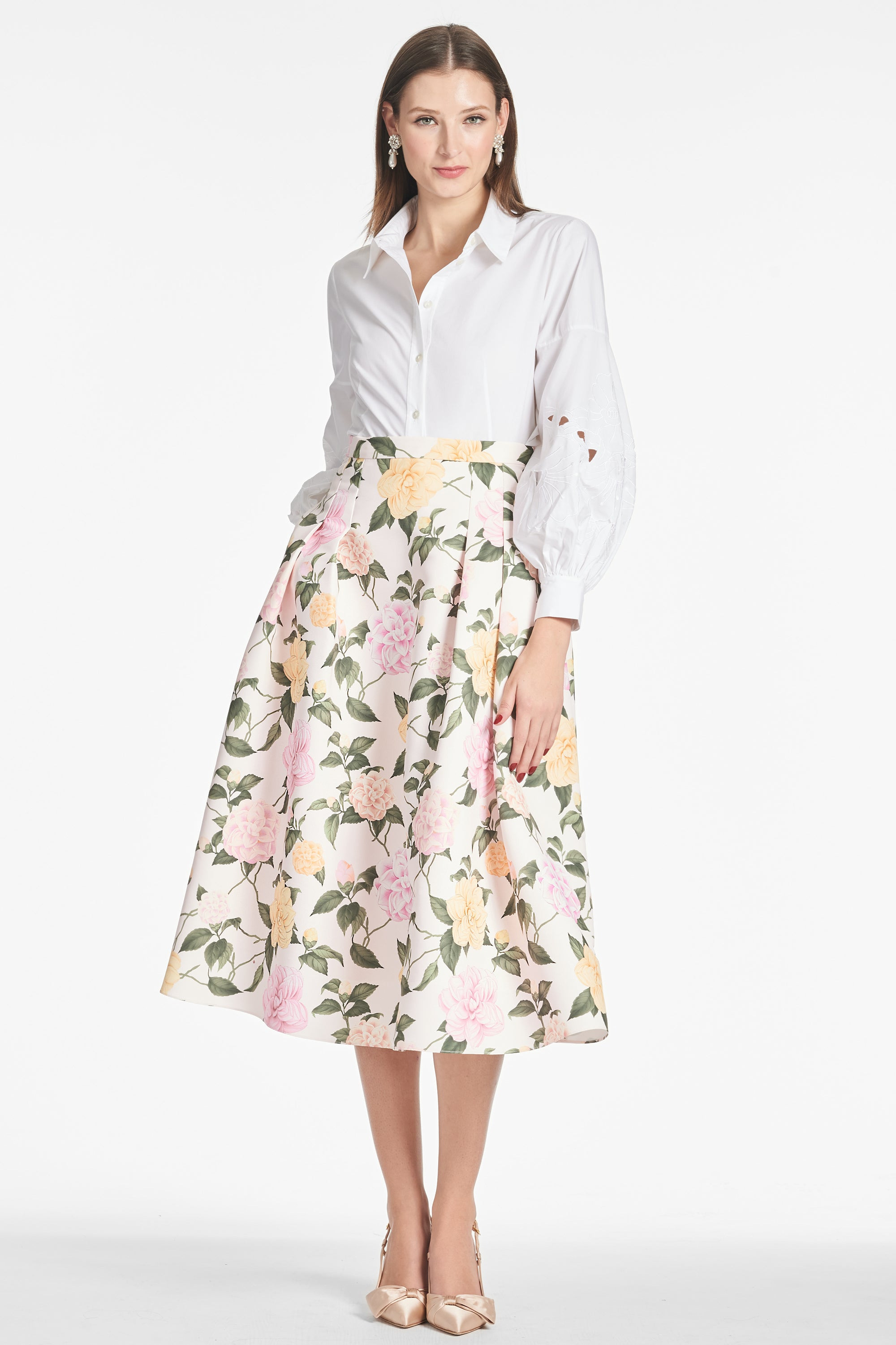 Lydia Skirt - Pink Lemonade Bouquet - 3