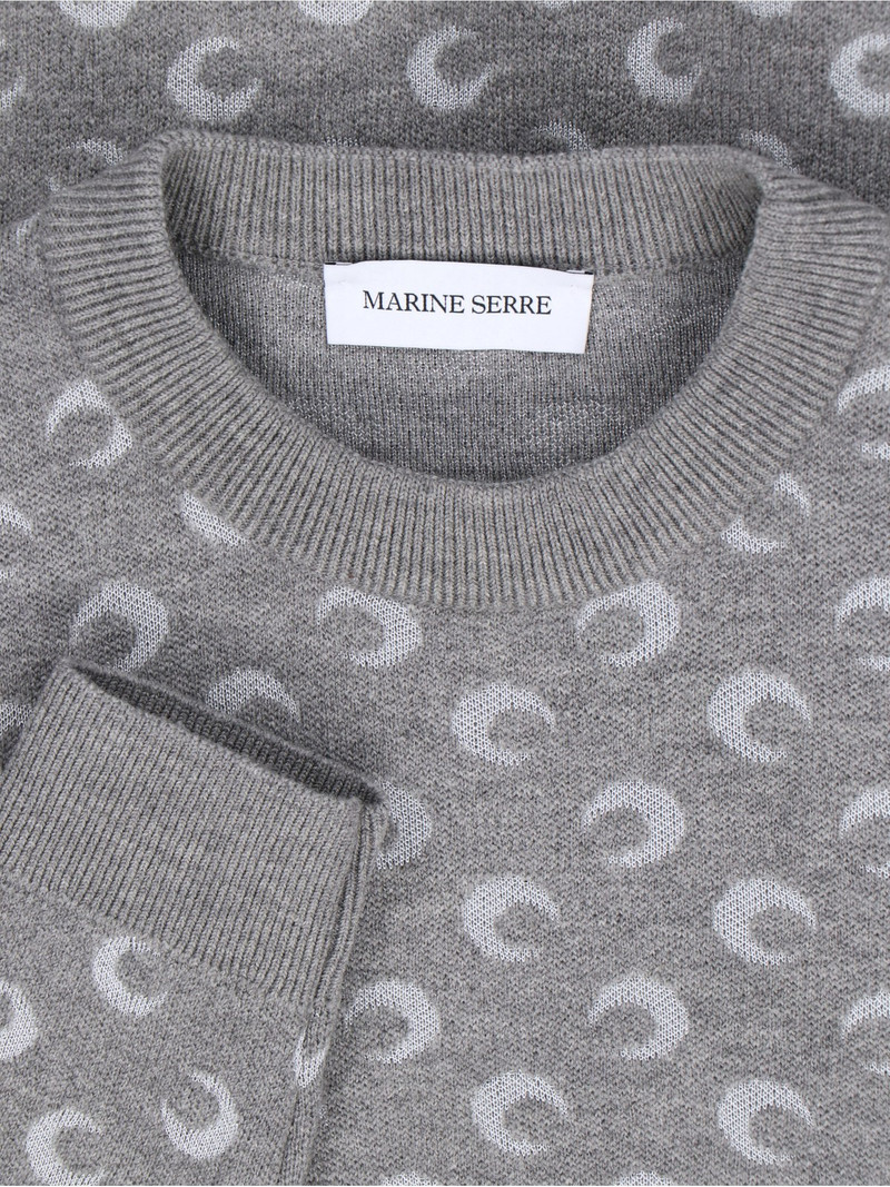 Marine Serre 'MOON' LOGO SWEATER outlook
