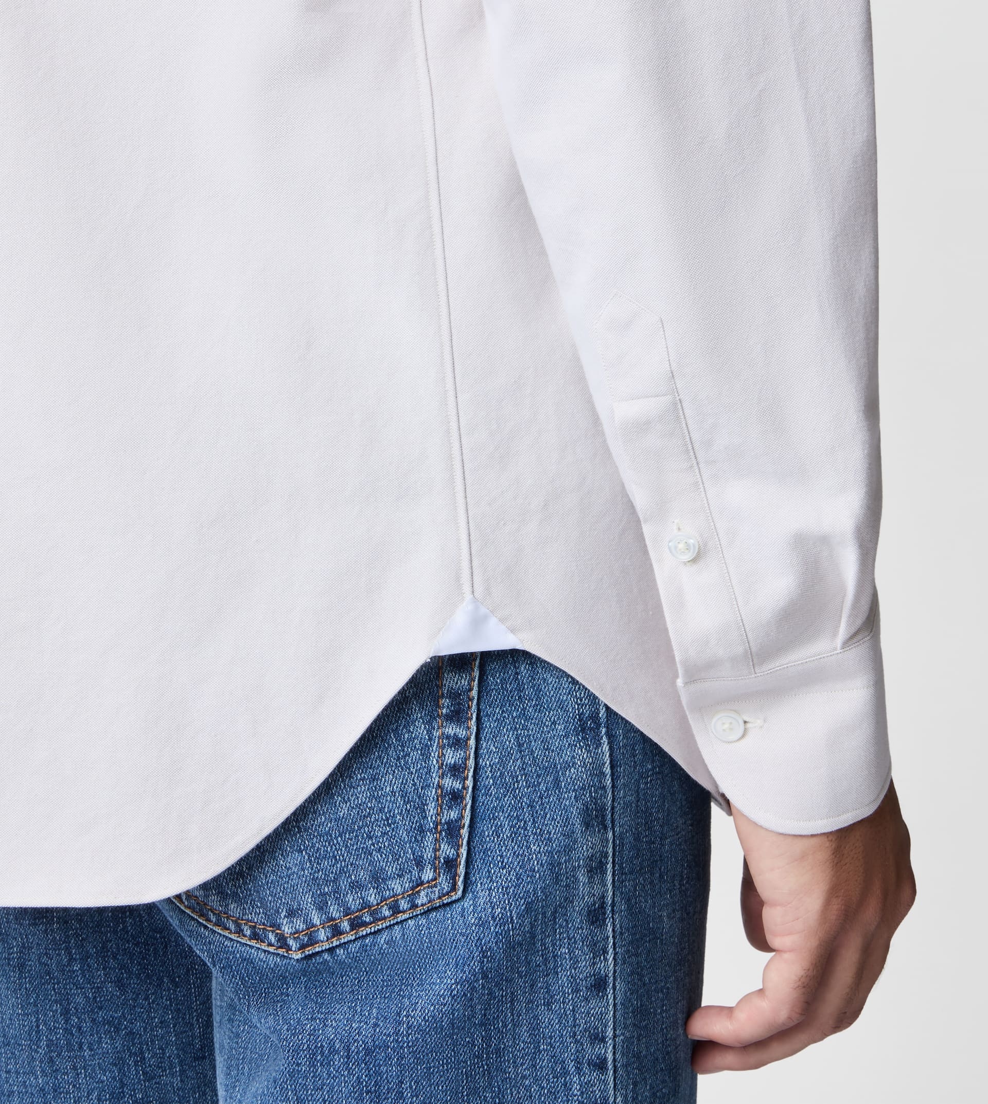 SHIRT IN COTTON - BURGUNDY - 3