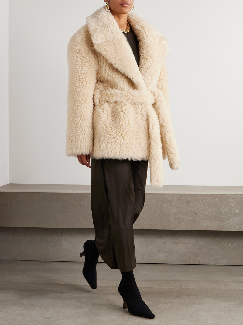 Stella McCartney Wool-blend Fleece Coat outlook
