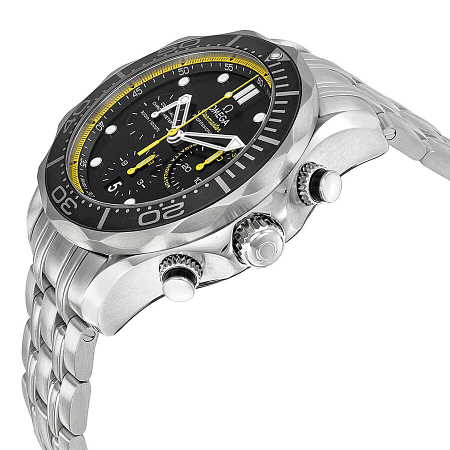 Pre-owned Omega Seamaster Diver 300 Co-Axial Chronograph Chronograph Black Dial Men's Watch 212.30.4 - 2
