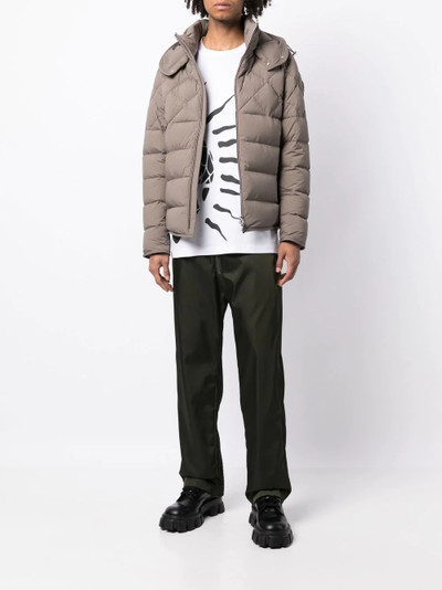 Moncler quilted hooded padded jacket outlook