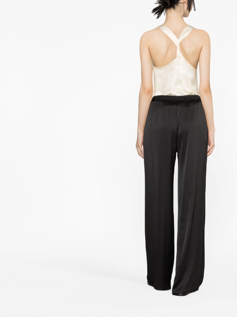 high-waist palazzo pants - 4