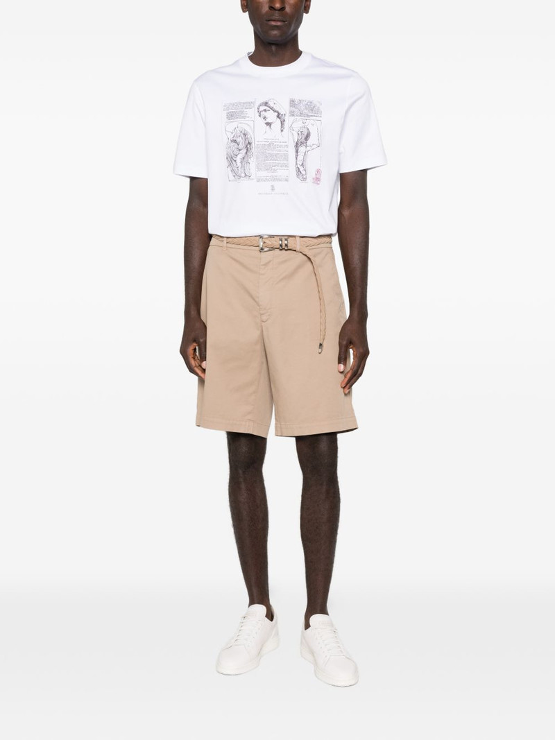Brunello Cucinelli graphic-print T-shirt outlook