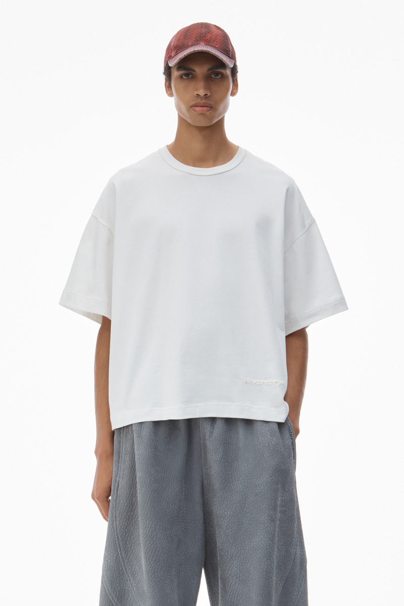 Men's Logo Boxy Tee in Cotton Jersey 2