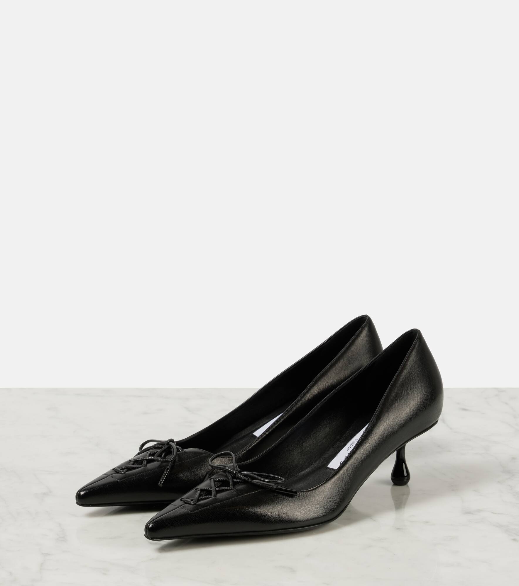 Scarlett 50 leather pumps - 5