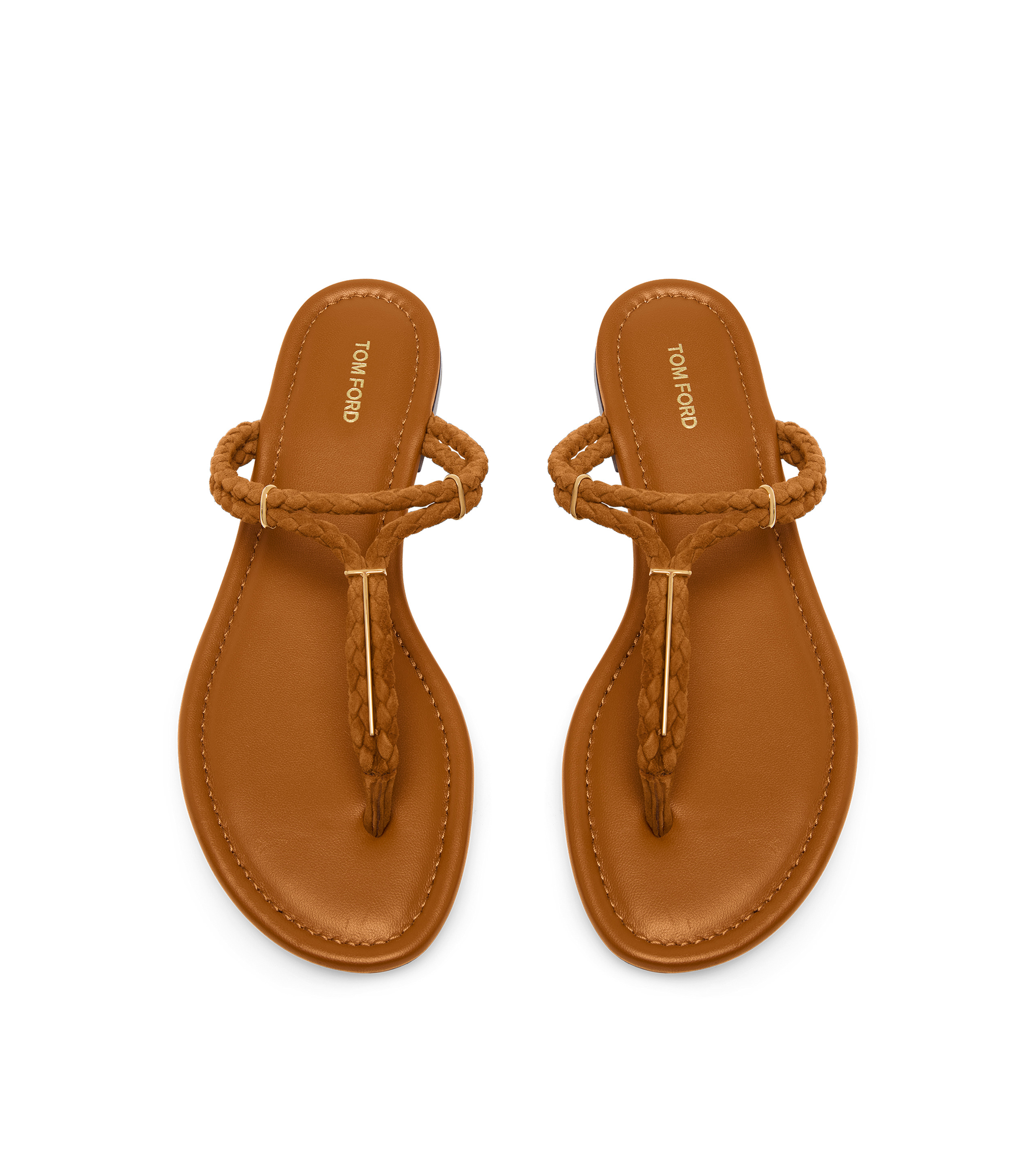 WOVEN SUEDE LILY THONG SANDAL - 4