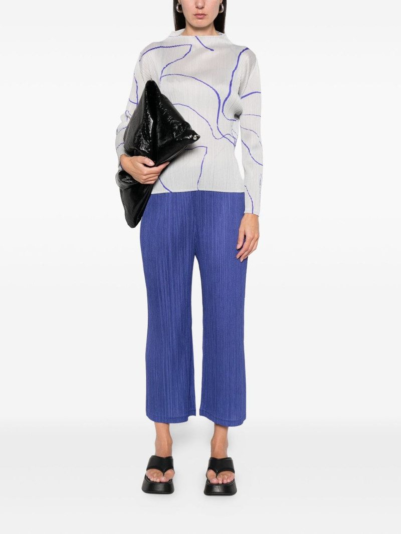 ISSEY MIYAKE belt-loops trousers outlook