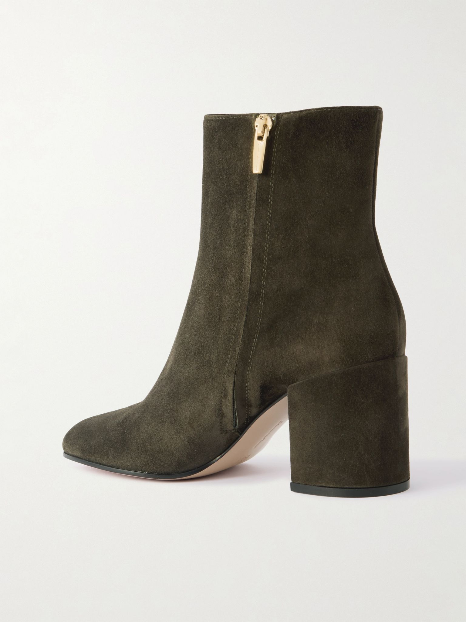 Joelle 70 suede ankle boots Army green - 3