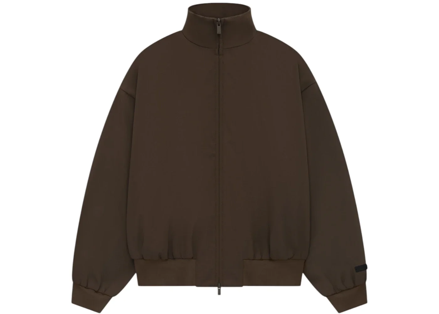 Fear of God Essentials Bonded Nylon Bomber Jacket Brown - 1