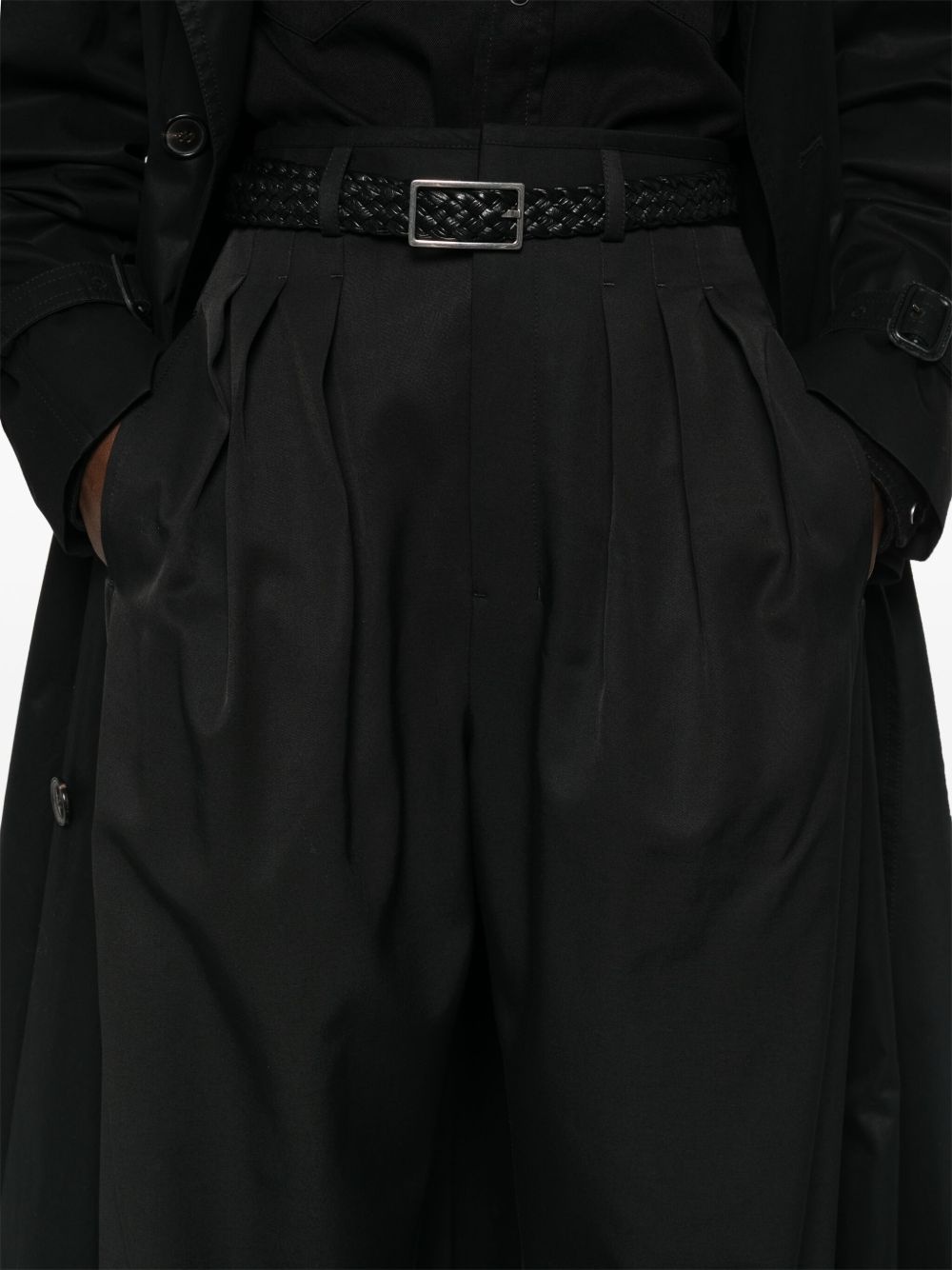 pleated tailored pants - 5