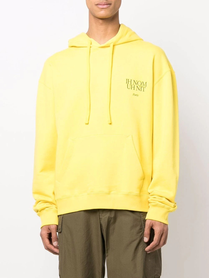 logo-print cotton hoodie 3