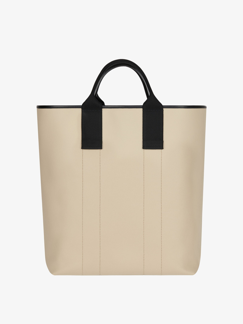 LARGE G-ESSENTIALS TOTE BAG IN COATED CANVAS 4