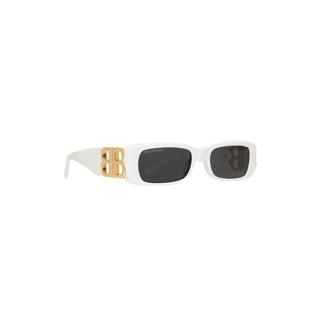 Women's Dynasty Rectangle Sunglasses in White - 4