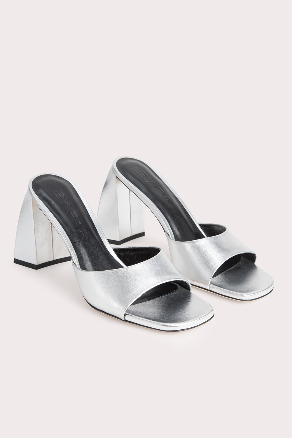 MICHELE SILVER METALLIC LEATHER - 2