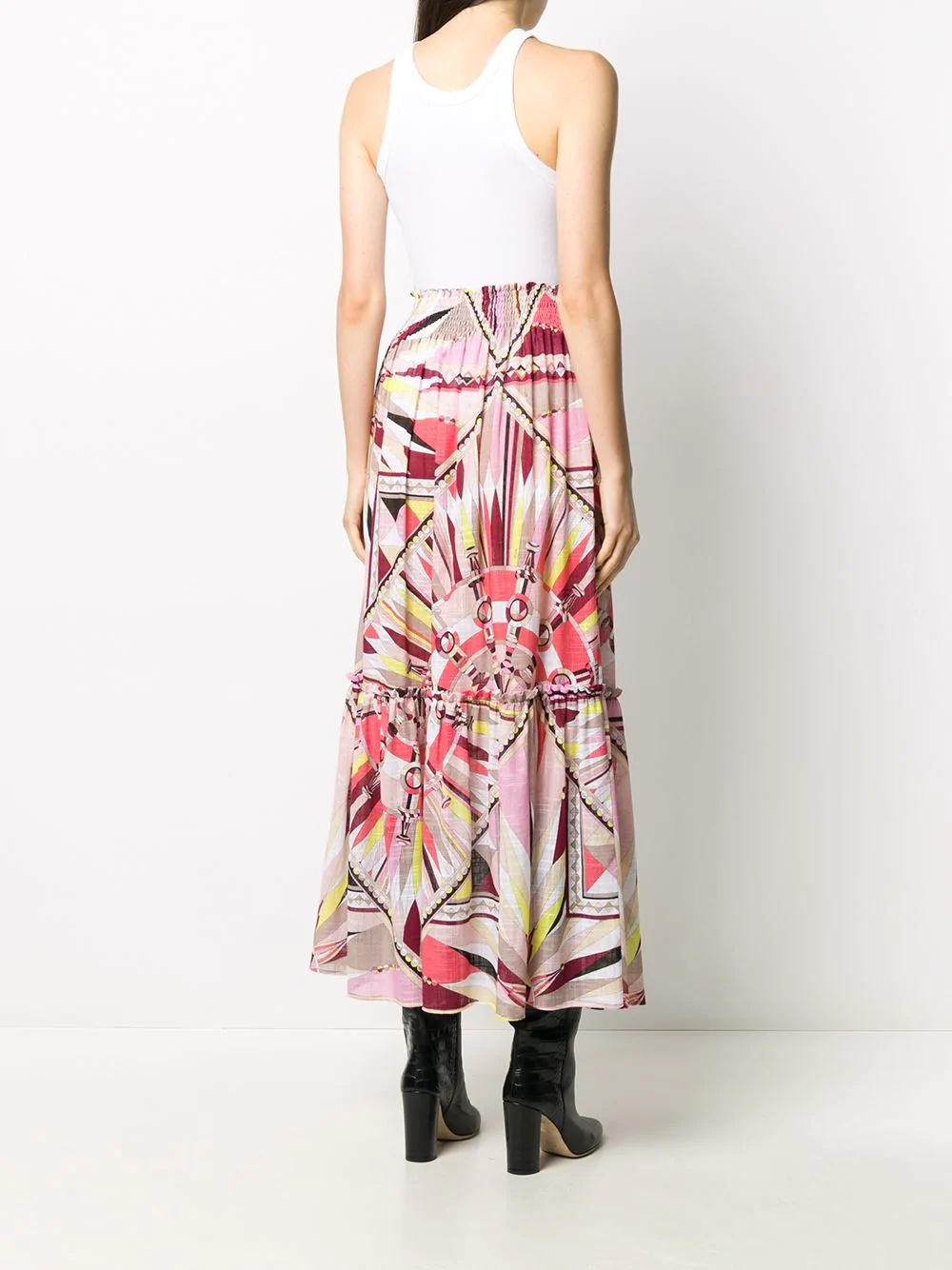 Bes print maxi skirt - 4