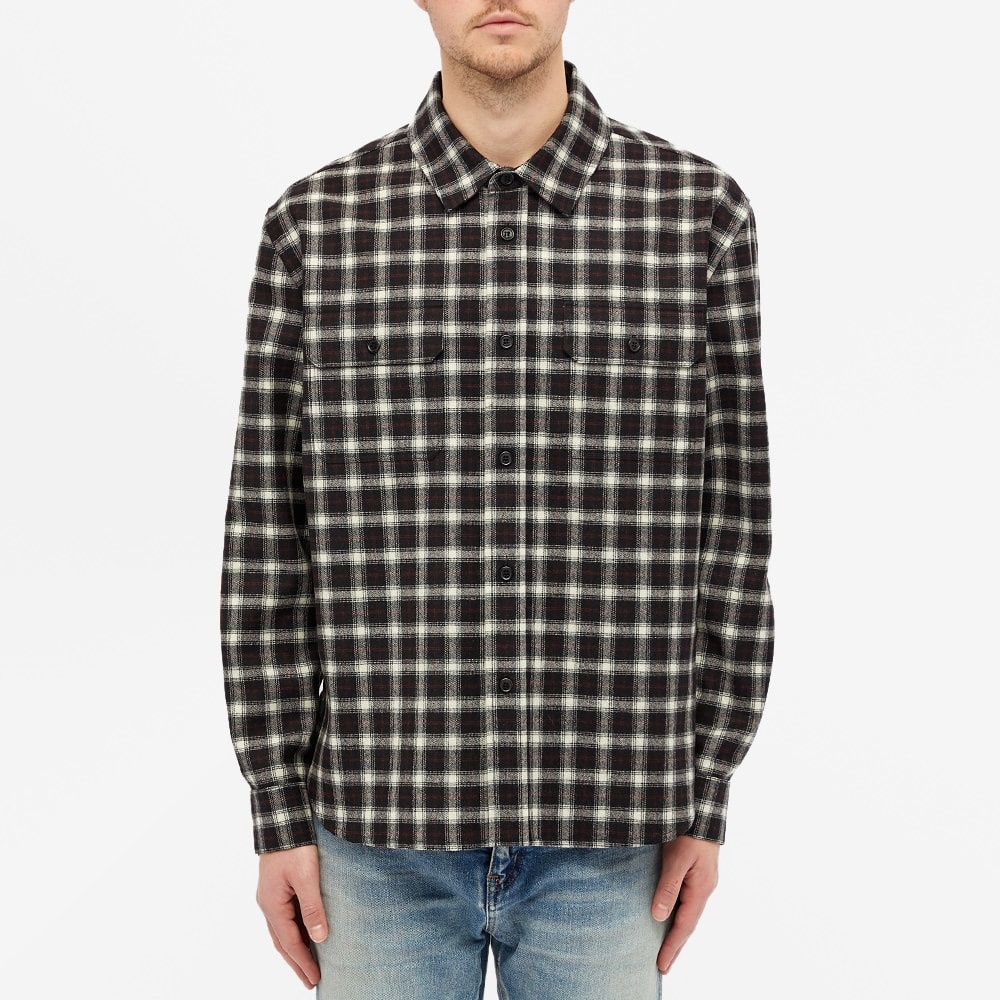 Saint Laurent Woven Check Shirt - 4