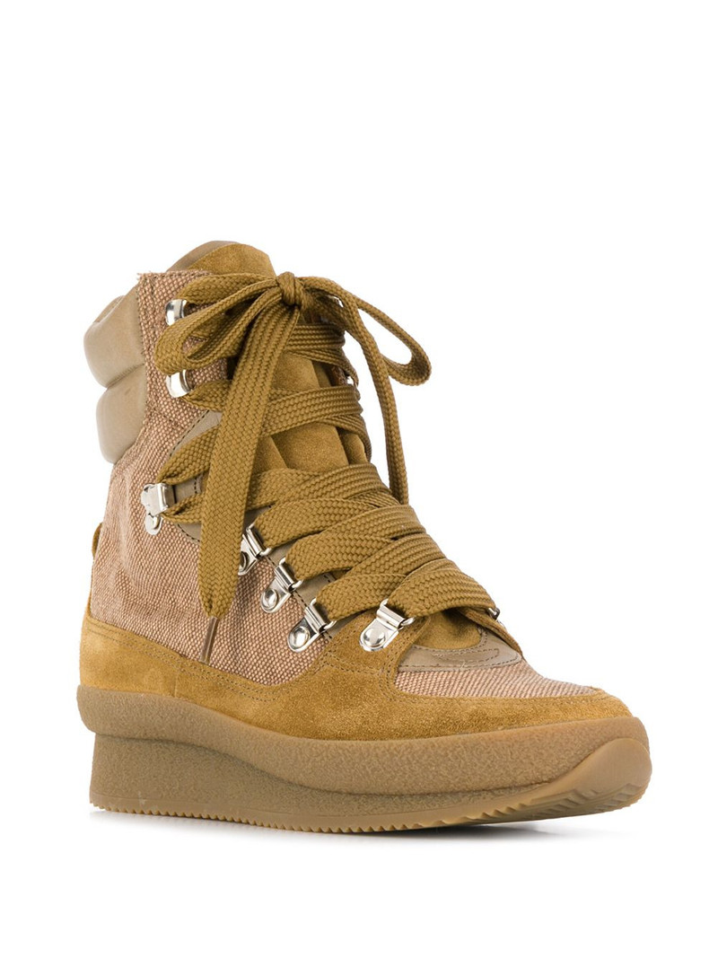 Isabel Marant chunky lace-up boots outlook