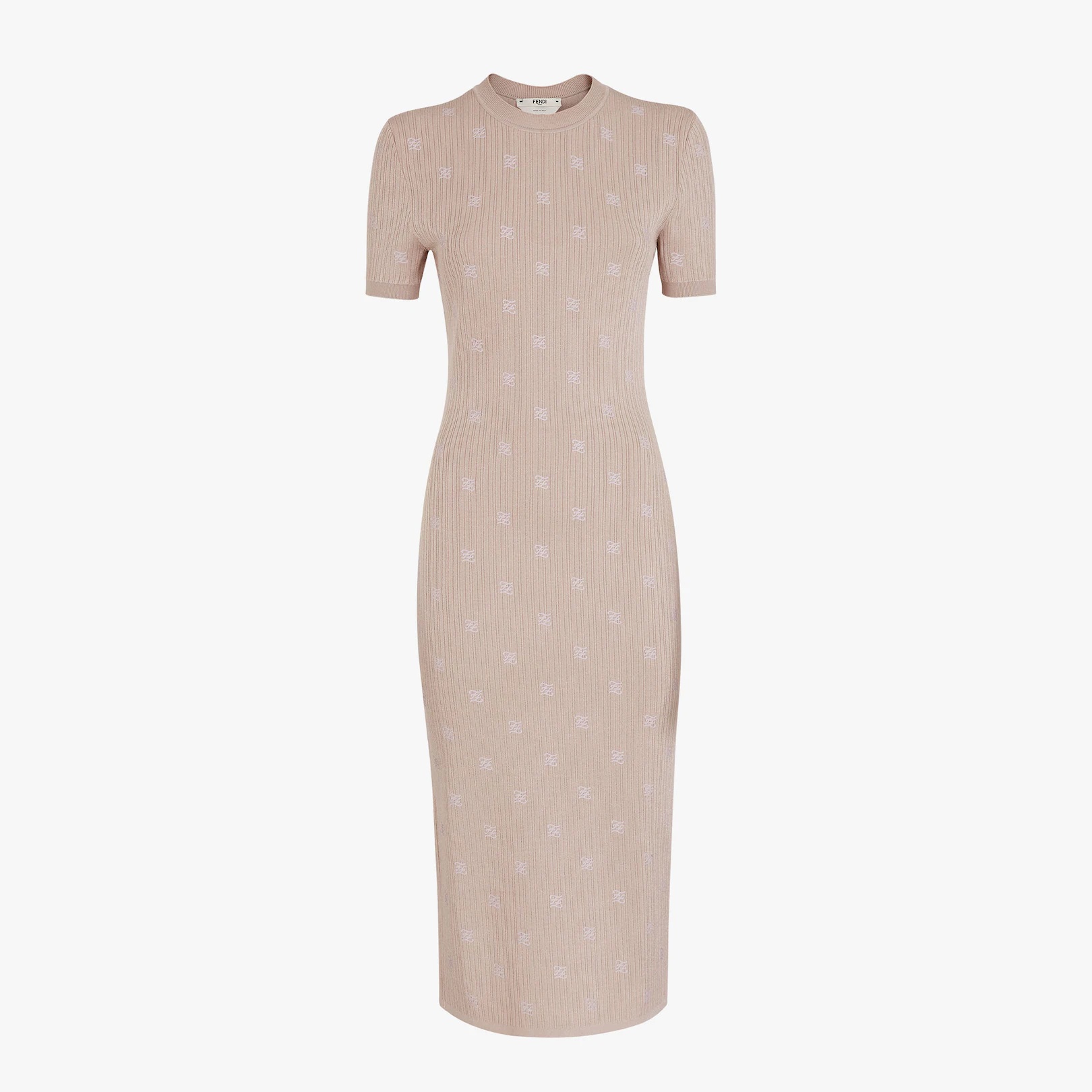 Pink viscose dress - 1