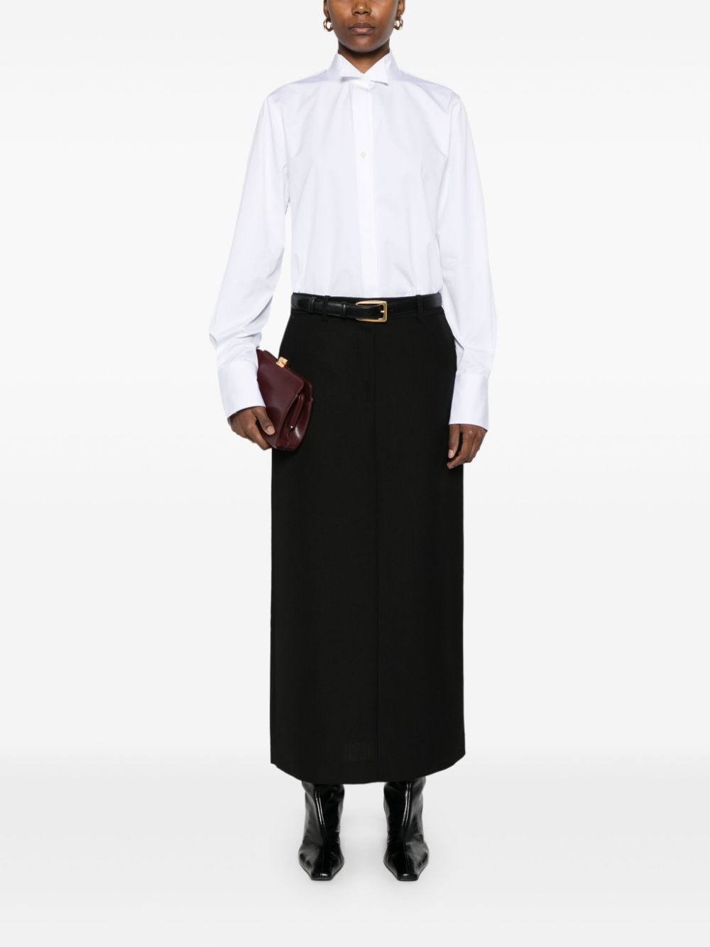 wingtip-collar shirt - 2