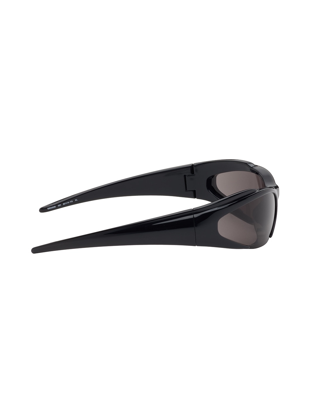 Black Reverse Xpander Rectangle Sunglasses - 2