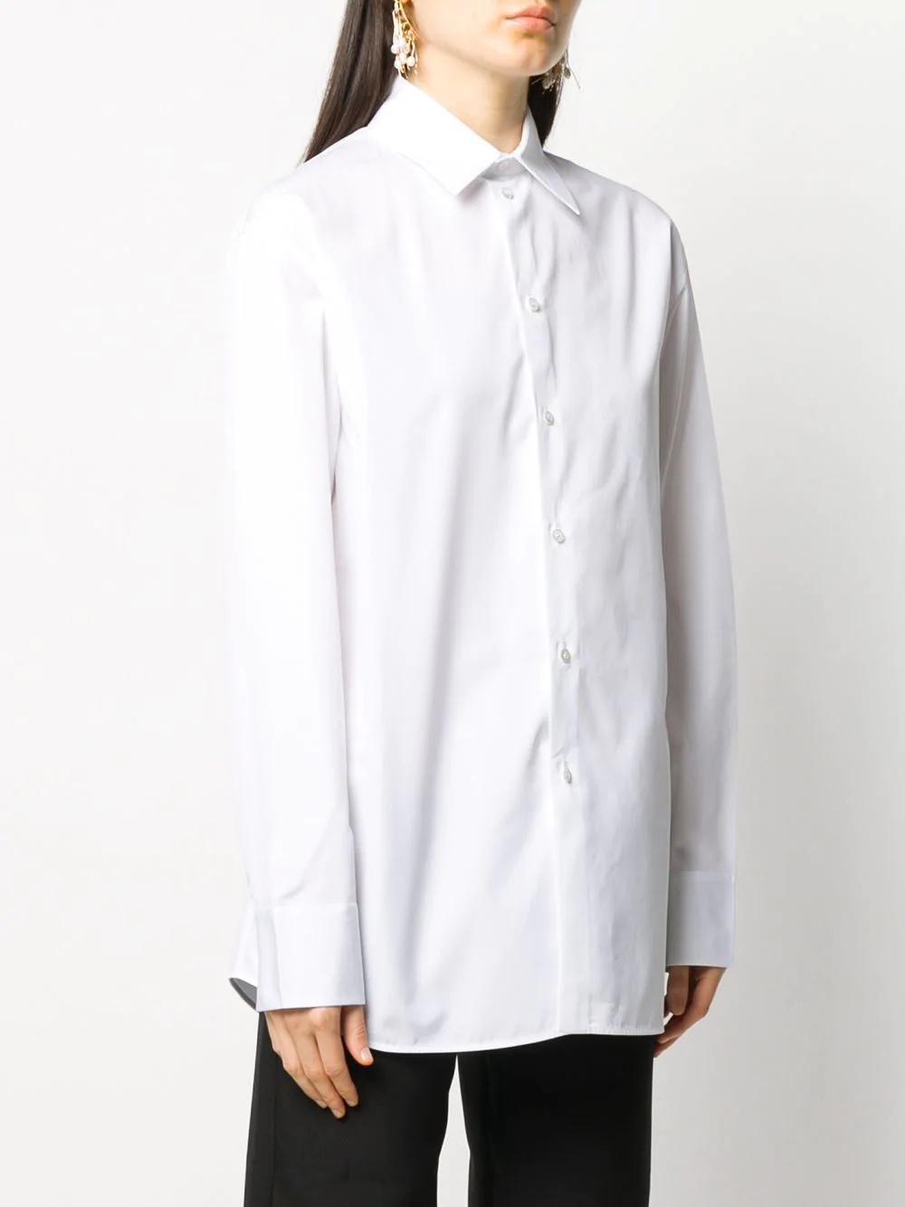 button-up poplin shirt - 3