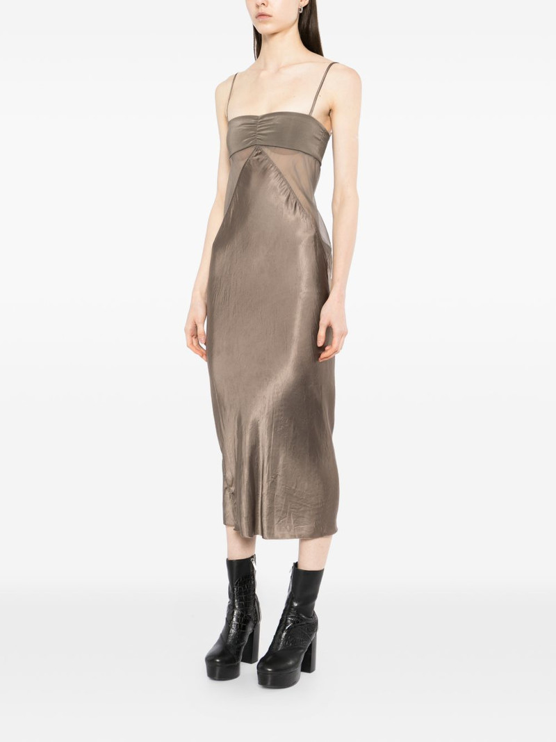 sheer panelled dress 3