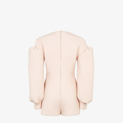 FENDI Pink Crêpe de Chine romper outlook