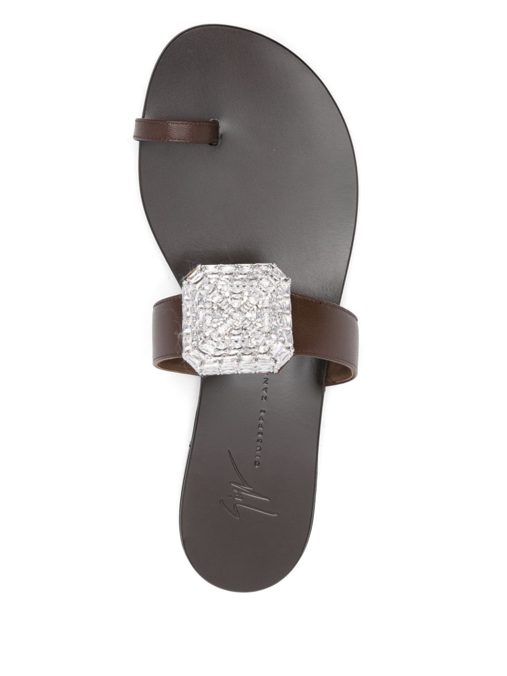 leather slides - 4