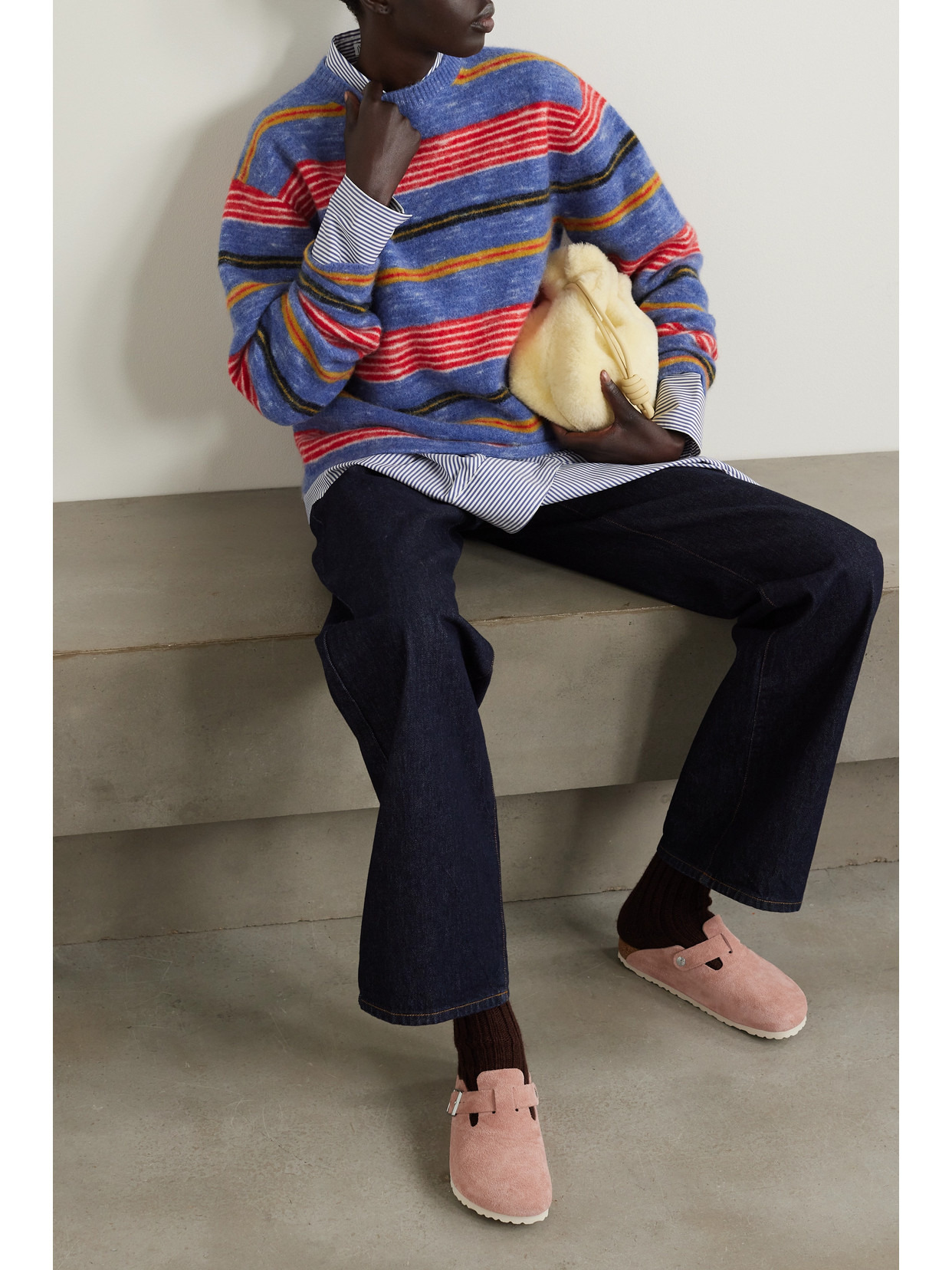 Jasper Striped Cashmere-blend Sweater - 2