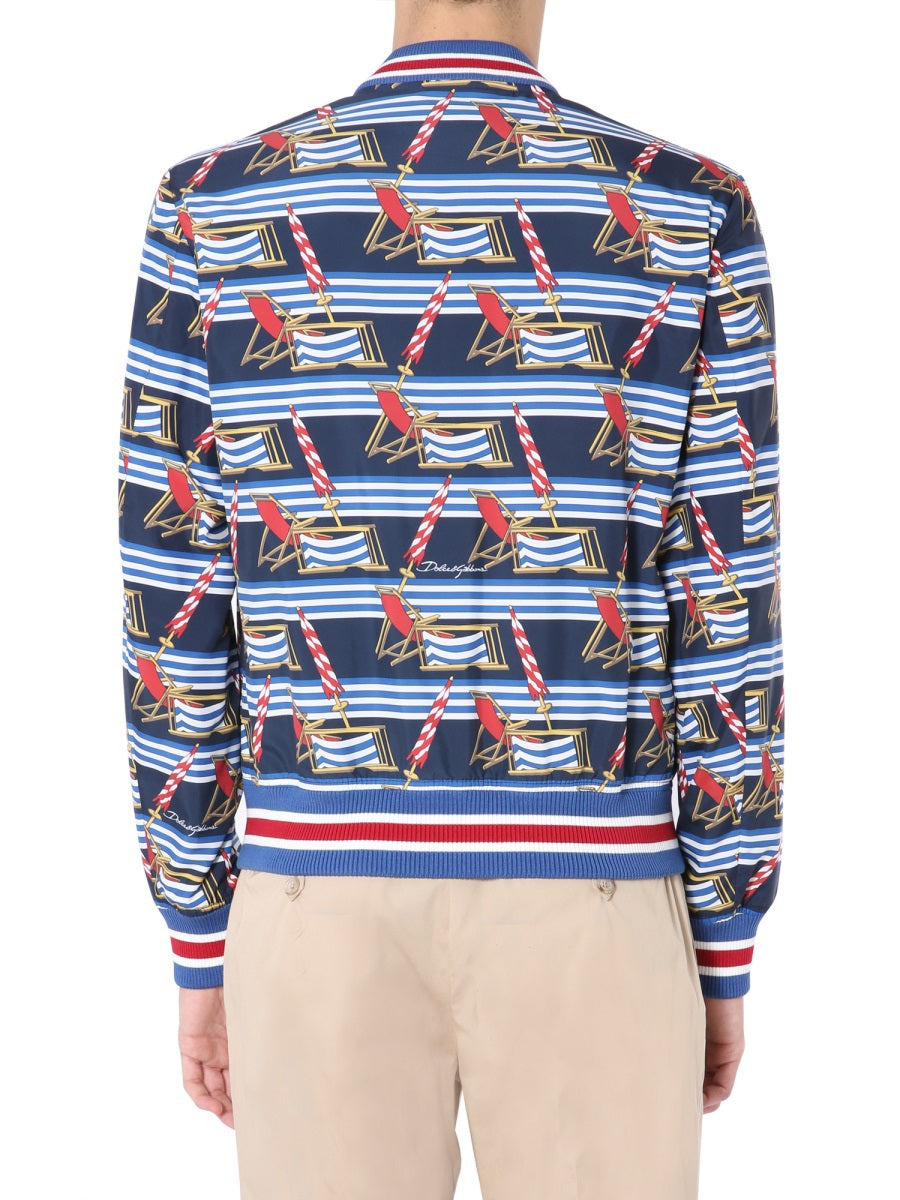 Dolce & Gabbana Men Nylon Bomber - 3