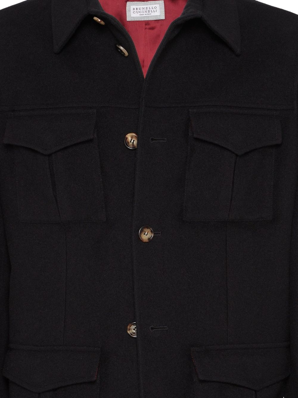 cashmere military jacket - 7