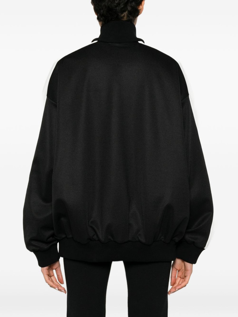 oversized side-stripe jacket 4