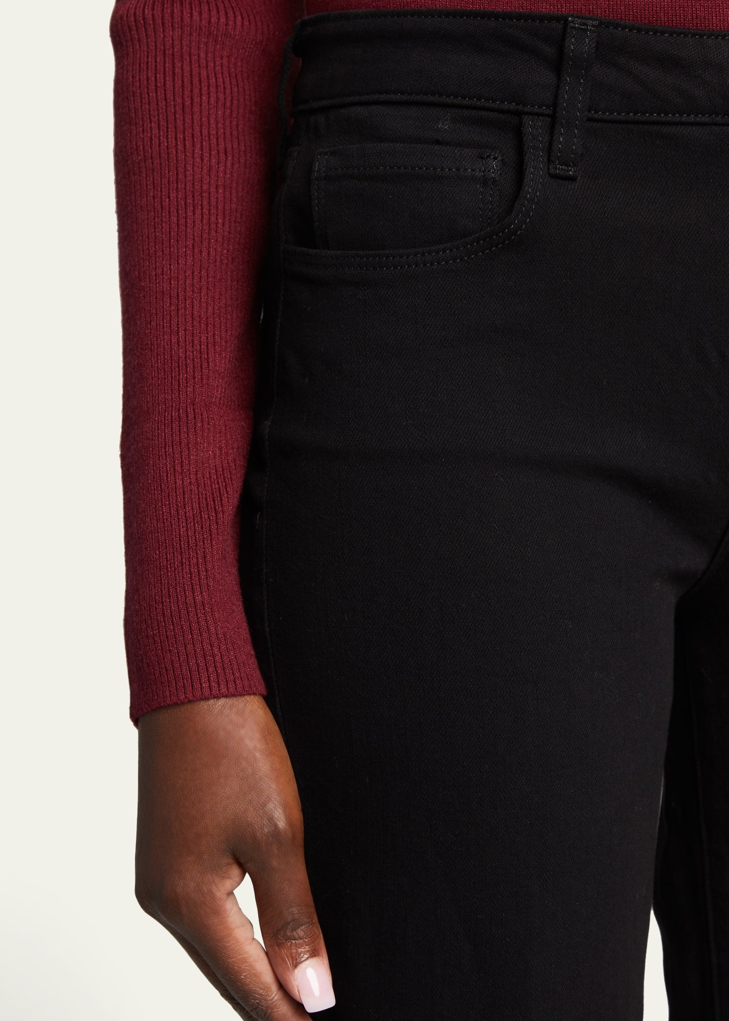 Kendra High-Rise Crop Flare Jeans - 5