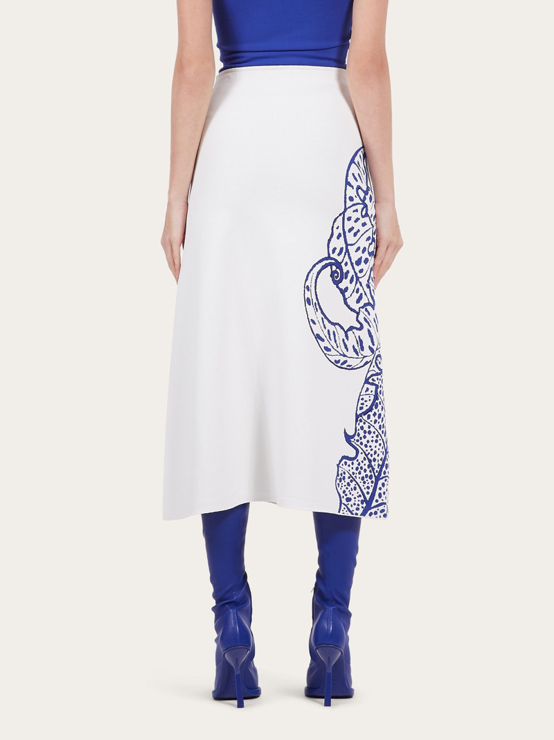 Viscose jacquard skirt 3
