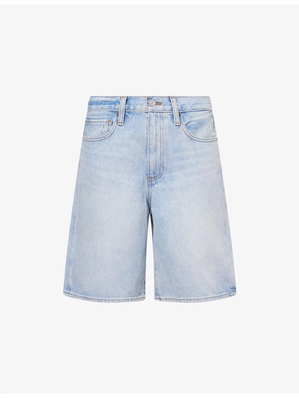 Faye High-Rise Denim Shorts - 1