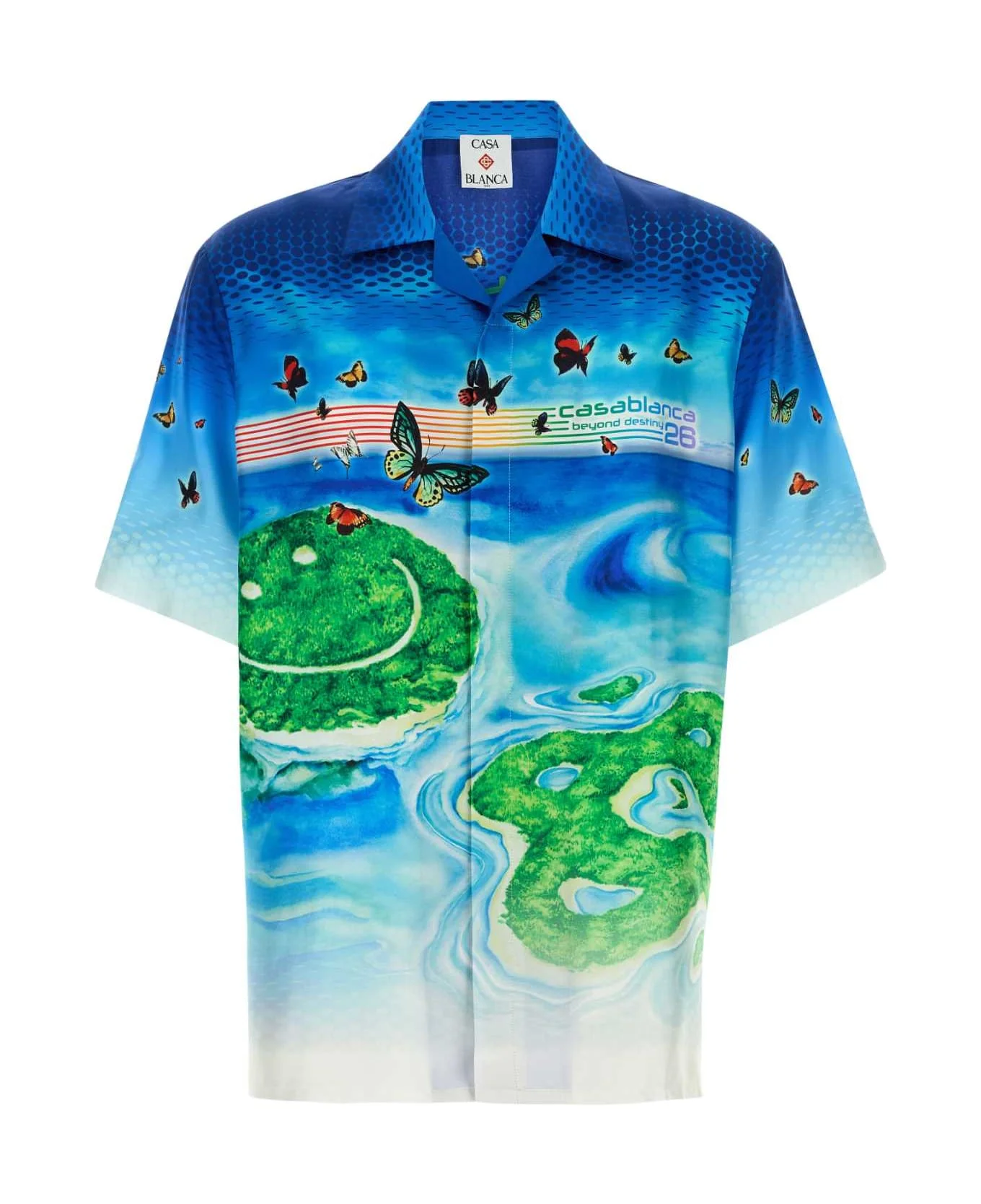 Printed Silk Shirt - 1