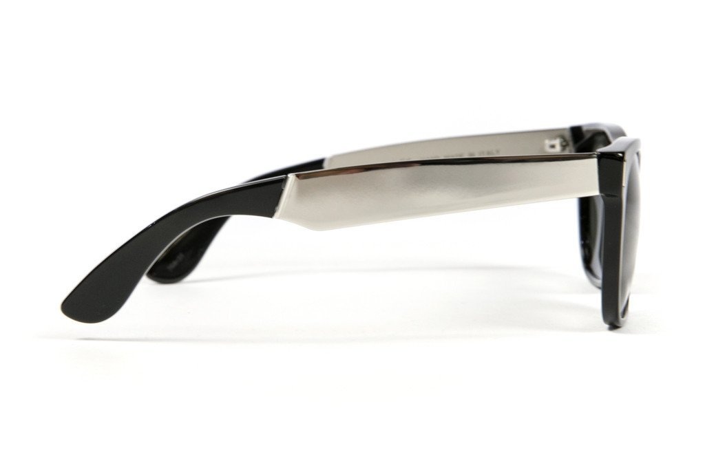 RETROSUPERFUTURE CLASSIC FRANCIS SUNGLASSES - BLACK/SILVER - 3
