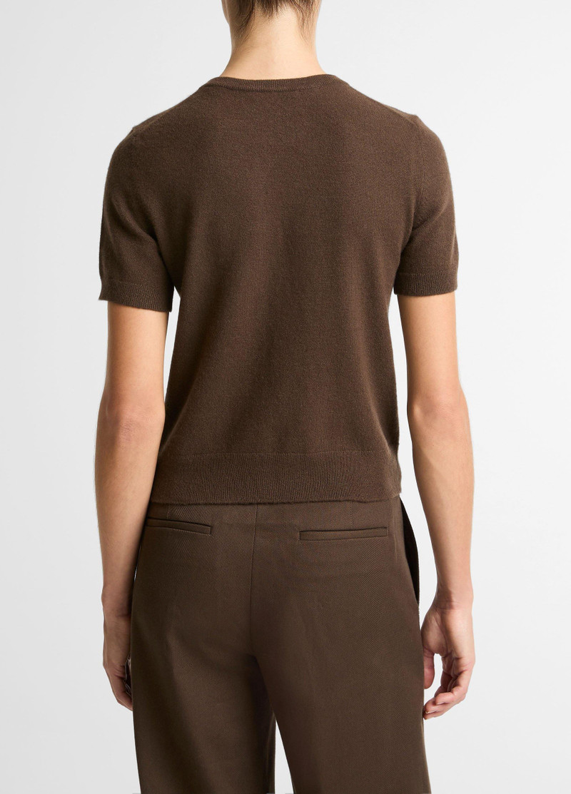 Vince Wool & Cashmere-Blend Short-Sleeve Sweater outlook