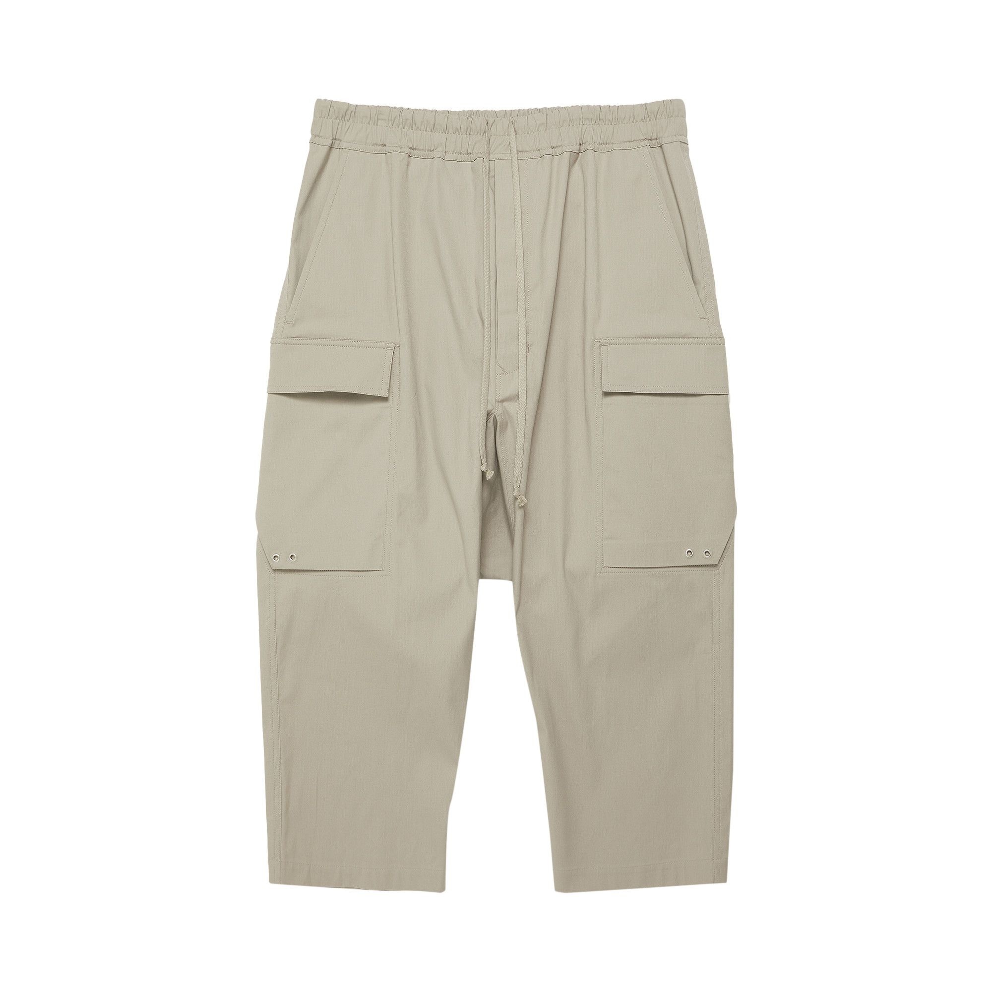 Rick Owens Cargo Cropped Pants 'Pearl' - 1