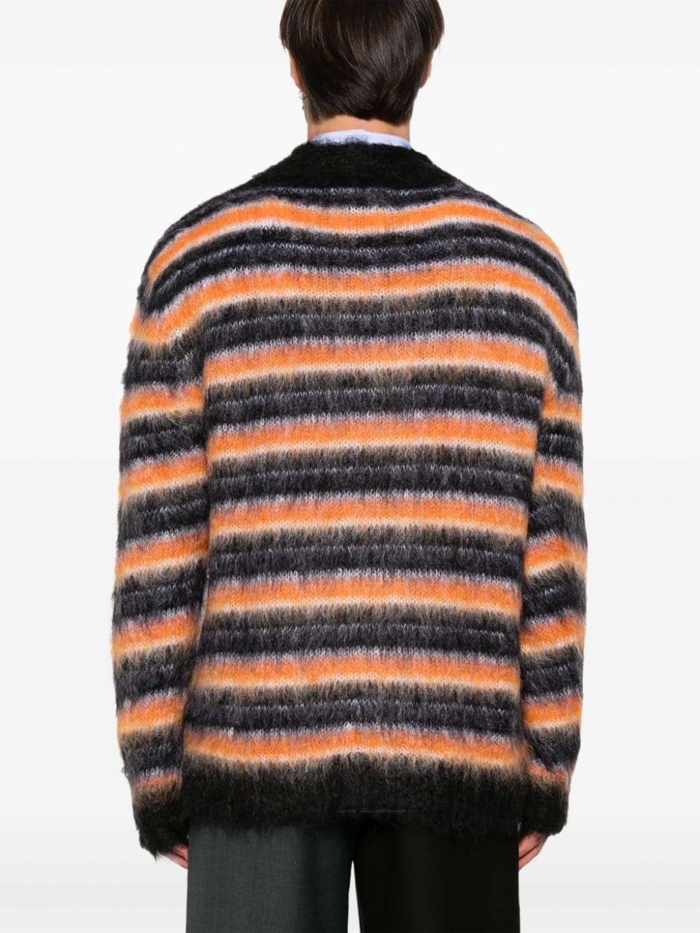 striped cardigan - 4