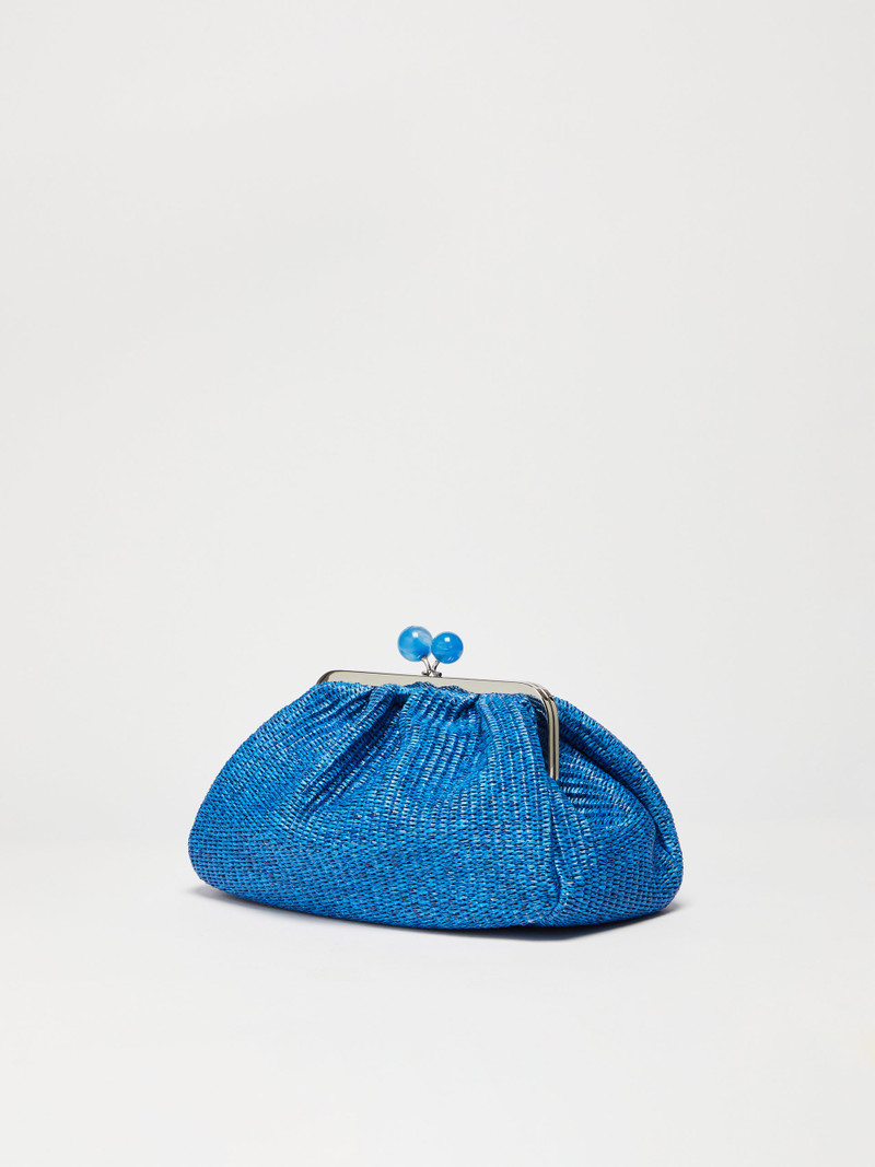 Max Mara FORTUNA Medium Pasticcino Bag in raffia outlook