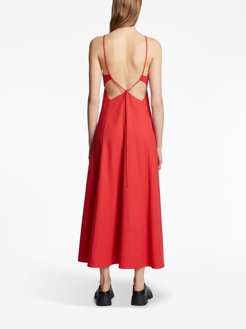 cut-out detailing sleeveless dress - 4