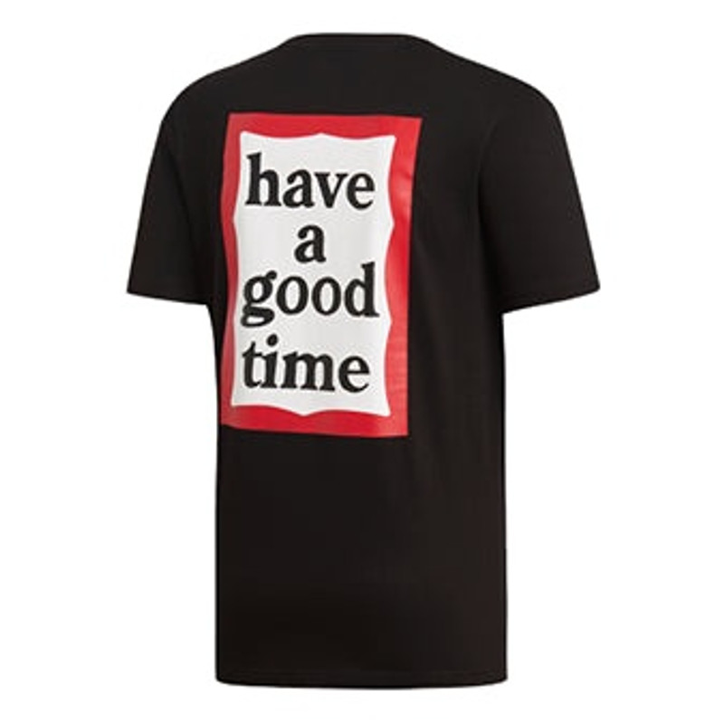 adidas adidas originals x Have A Good Time HAGT Men's Tee Black EK0211 outlook