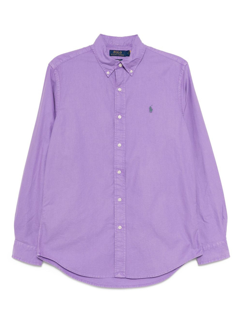 garment-dyed oxford shirt 1