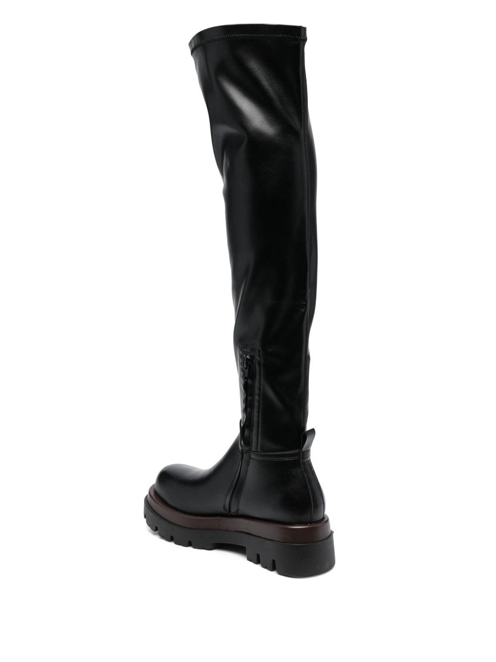 leather knee-high boots - 3