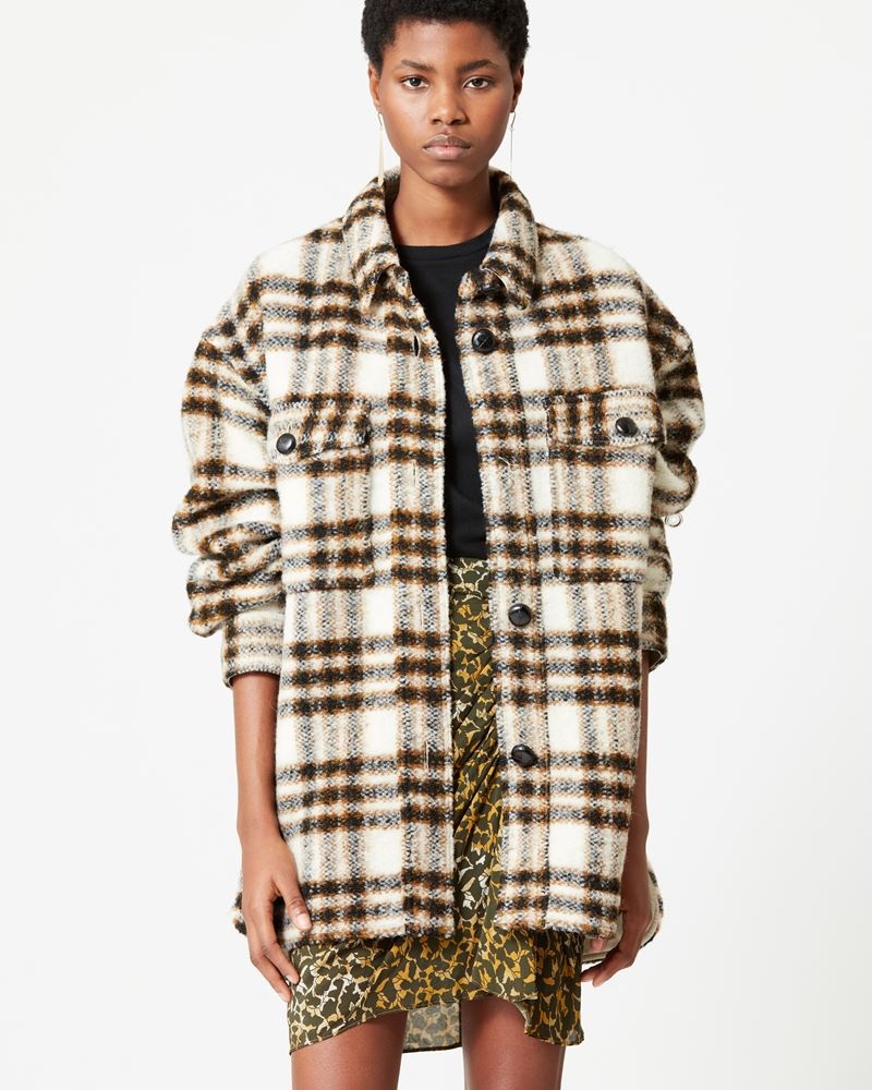 HARVELI CHECKED COAT - 4