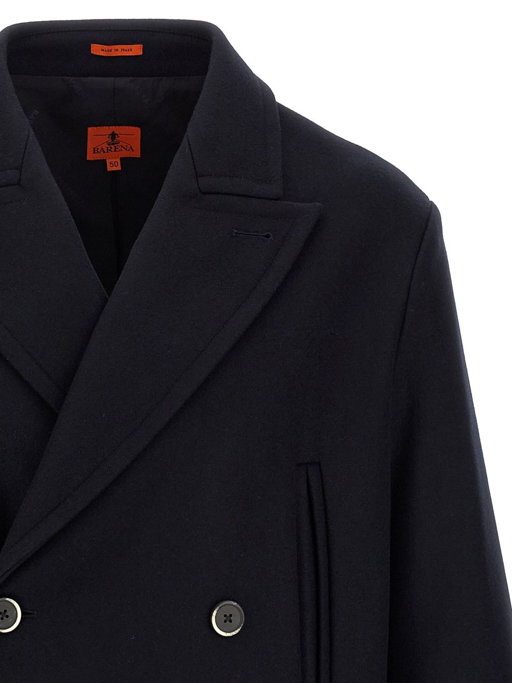 double-breasted peak-lapel coat - 3