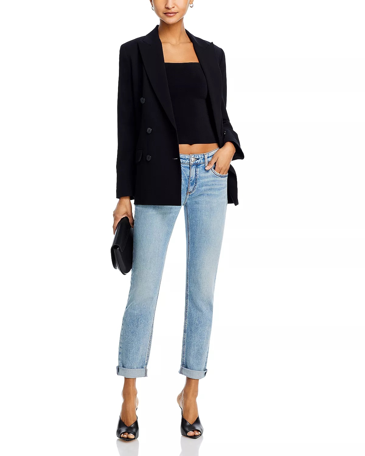 Dre Low Rise Ankle Slim Boyfriend Jeans - 2